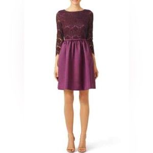 Plum/purple midi dress Erin by Erin feathers Tom